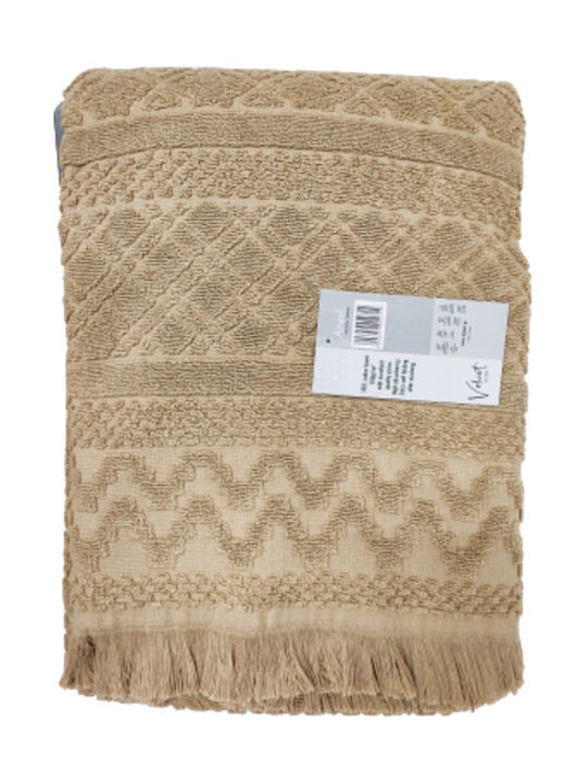 Flamingo Πετσέτα Προσώπου Angel 50x90εκ. Beige Βάρους 550gr/m²