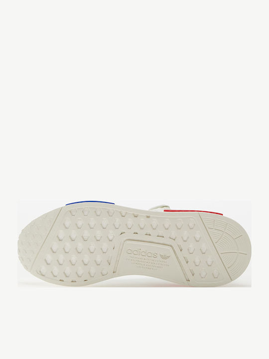 NMD_R1 Γυναικεία Sneakers White Tint / Glory Red / Semi Lucid Blue