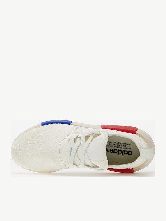 NMD_R1 Γυναικεία Sneakers White Tint / Glory Red / Semi Lucid Blue