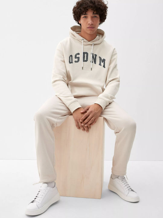 Sweatshirt mit Kapuze Beige