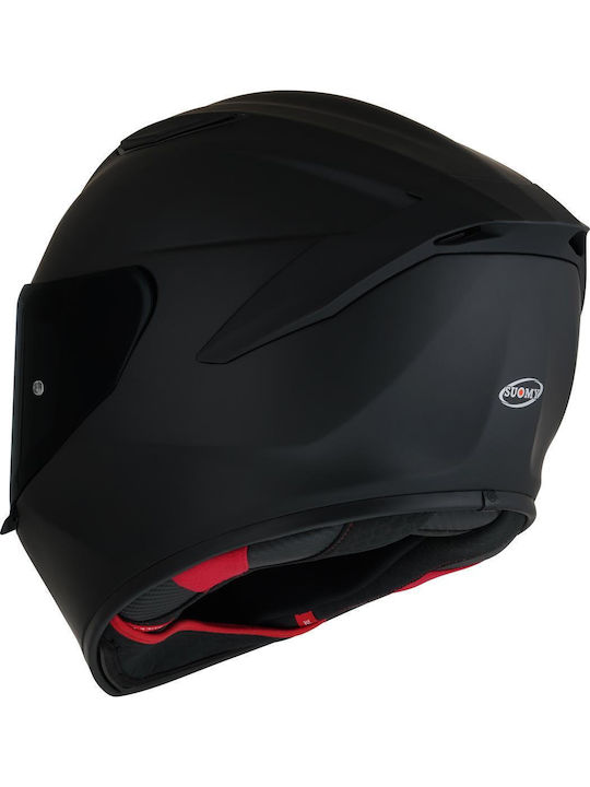 Suomy Track-1 Plain Black Matt Κράνος Μηχανής Full Face ECE 22.05 1350gr