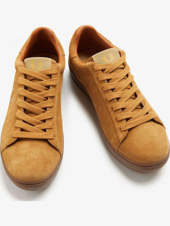 Spencer Leather Ανδρικά Sneakers Καφέ