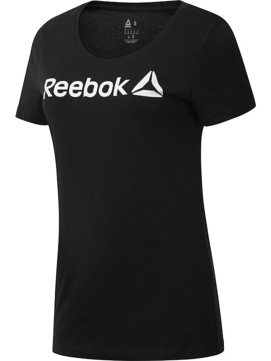 Linear Read Scoop Γυναικείο T-shirt Μαύρο