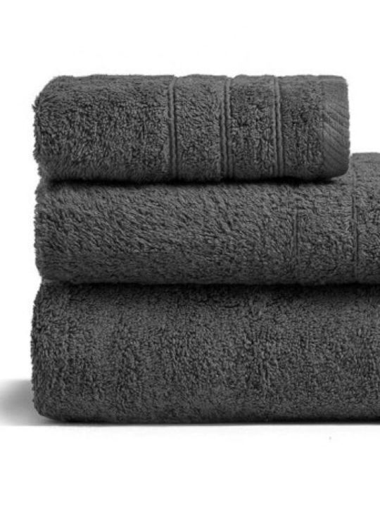 Melinen Facecloth Fresca 50x90cm Dark Grey Weight 500gr/m²