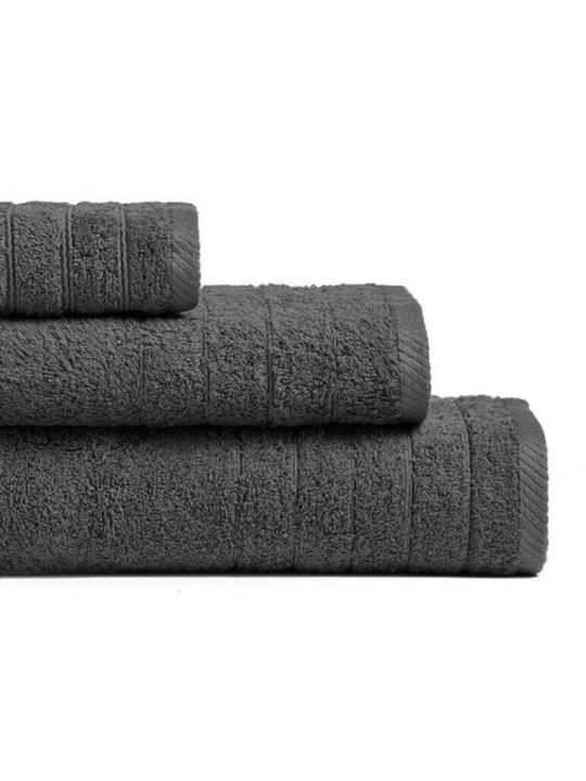 Melinen Facecloth Fresca 50x90cm. Dark Grey Weight 500gr/m²