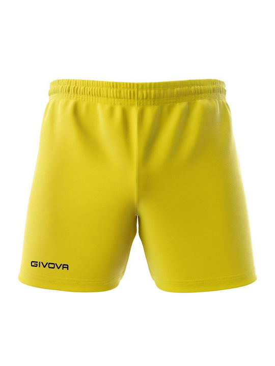 One Men's Athletic Shorts Yellow