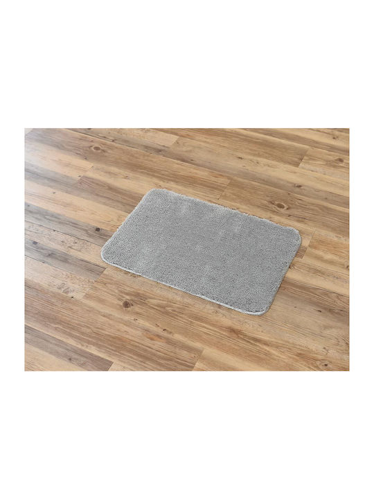 Evideco Badematte Mikrofaser Rechteckig 7732183 Light Grey 40x60cm