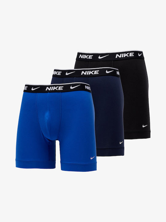 Everyday Cotton Stretch Boxer Brief Men's Boxers Blue 3Pack