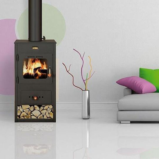 Prity K1 Optima Μεταλλική Ξυλόσομπα 9kW Μαύρη