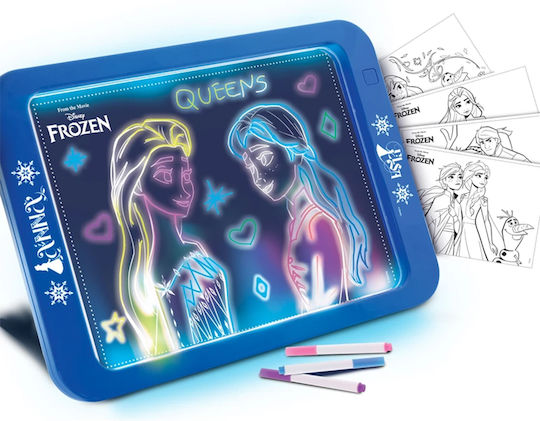Lisciani Giochi Magic Frozen Beidseitige Beschriftungstafel