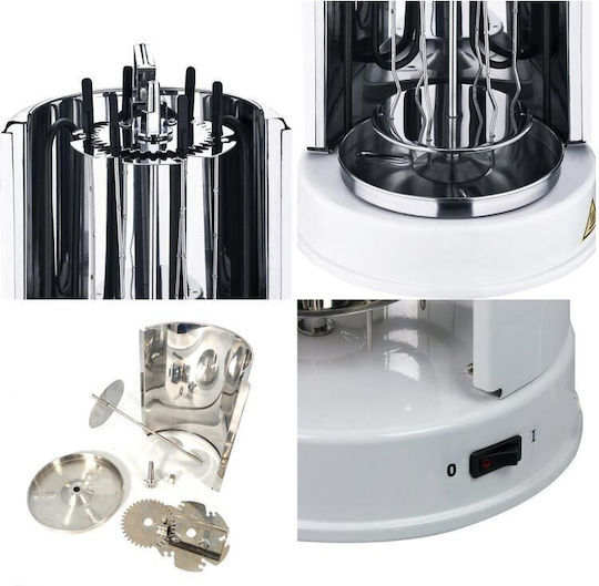 Wonderper KTR10A Ηλεκτρικό Grill 1100W Λευκό
