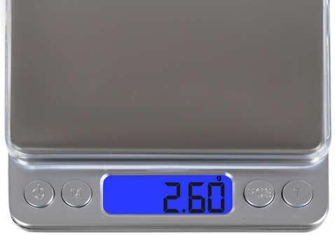 Ruhhy AT00010875 Ψηφιακή Ζυγαριά Κουζίνας έως 0.5kg Ασημί