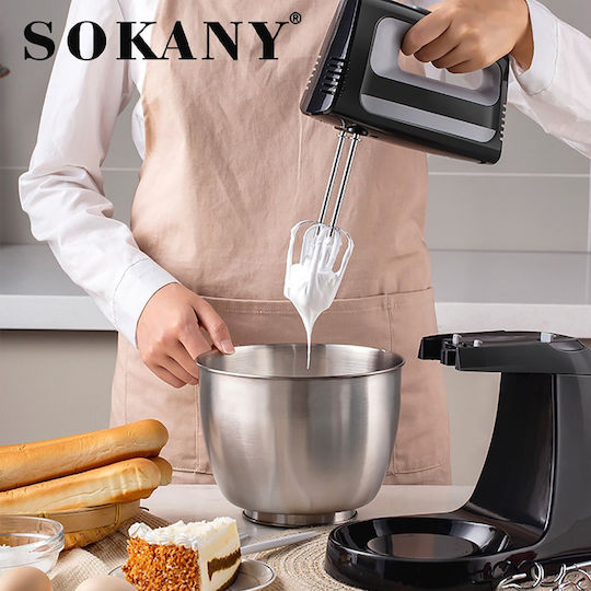 Sokany CX-6622 Μίξερ με Inox Κάδο 3.5lt Μαύρο 400W