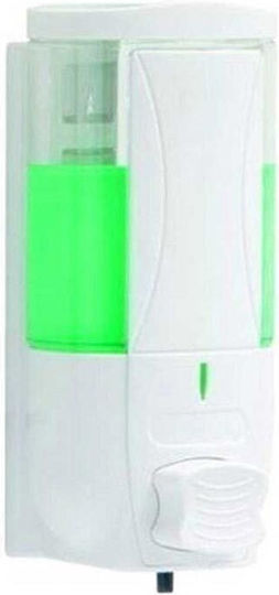 Bath and Shower Wall Mounted Plastic Dispenser White 400ml