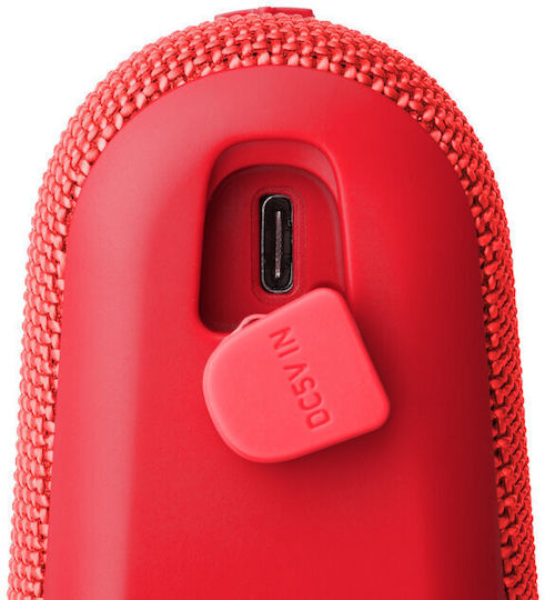 DECKOREPROTRIOR Bluetooth-Lautsprecher 5W mit Akkulaufzeit bis zu 12 Stunden Rot
