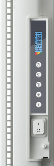 Radialight Icon 2B WiFi Electric Towel Rail with Glass Front 750W 95x45cm Gray