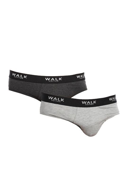 Men's Slips Grey 2Pack