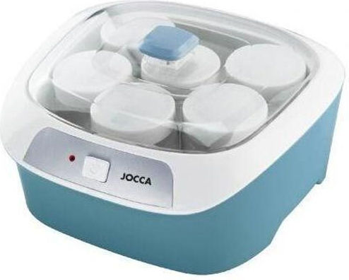 Jocca 1575 Яогурт мейкър с Буркани 170мл Бял 20W