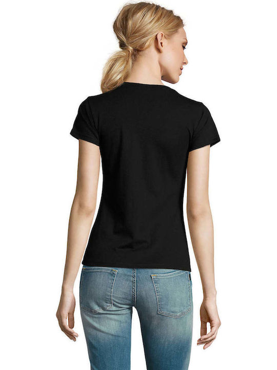Sol's Women's Short Sleeve Promotional T-Shirt Deep Black