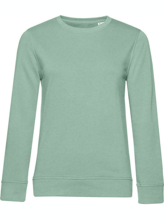 B&C Organic Women's Long Sleeve Promotional Blouse Sage