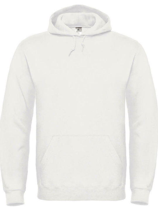 B&C ID.003 Men's Long Sleeve Promotional Sweatshirt White