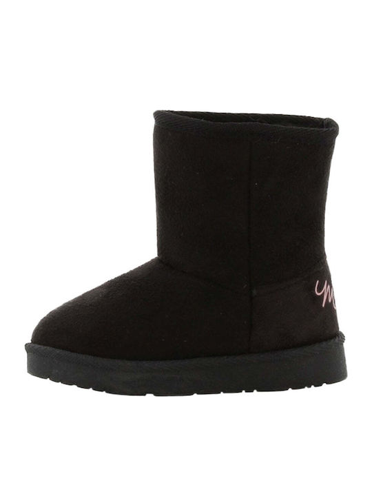 Minnie Mouse Suede Παιδικά Μποτάκια Μαύρα
