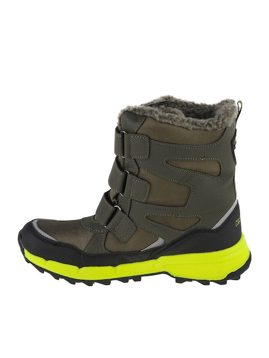 Vipos Tex T Kids Snow Boots with Velcro Green