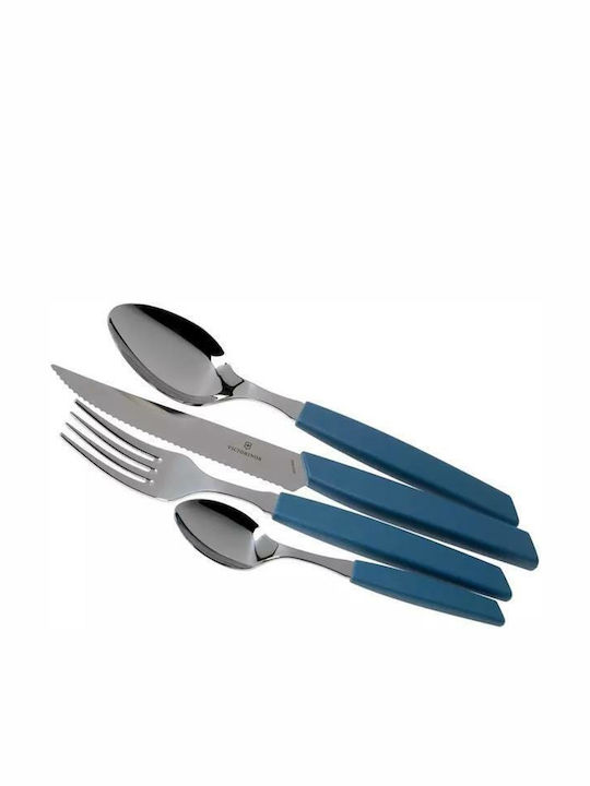 Victorinox Swiss Modern Σετ Μαχαιροπίρουνα Μπλε 24τμχ