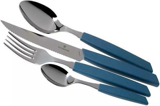 Victorinox Swiss Modern Σετ Μαχαιροπίρουνα Μπλε 24τμχ