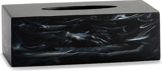 Andrea House Държач за кърпички Пластмасова Черен 24x13x8см BA71019 Andrea House Държач за кърпички Пластмасова Черен 24x13x8см BA71019