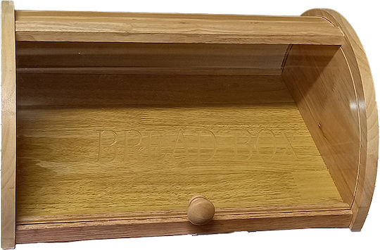 Karvounis Cutie de pâine cu capac Lemn 35x27x15cm