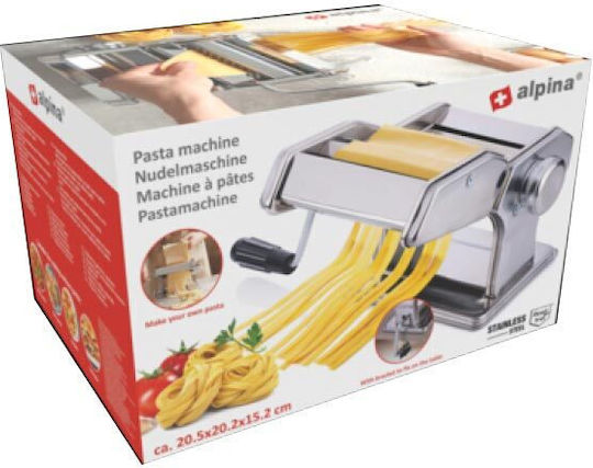Alpina Manual Stainless Steel Pasta Maker 47751