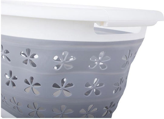Storage Basket Plastic Gray 25lt 1pcs
