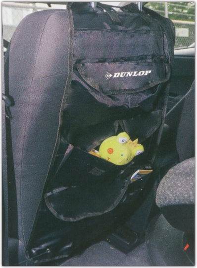 Dunlop Car Back Seat Organizer Μαύρο