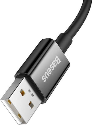 Baseus Superior USB 2.0 Cable USB-C male - USB-A de sex masculin 65W Black 2m (CAYS001001)