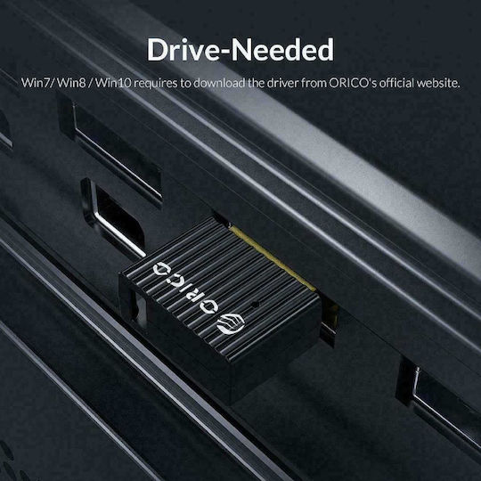Orico USB Bluetooth 5.0 Adapter Λευκό (BTA-508-WH-BP)