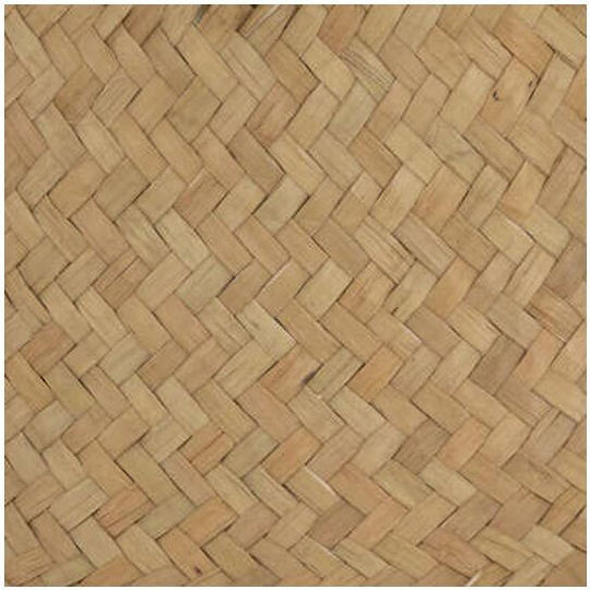 "Ηello" Декоративна кошница Слама с дръжки Beige 35x35x30бр