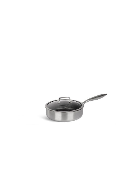 Edenberg Pan with Cap of Stainless Steel with Non-stick Coating 24cm