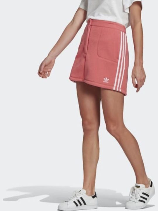Originals Adicolor Classics Ψηλόμεση Mini Φούστα Ροζ