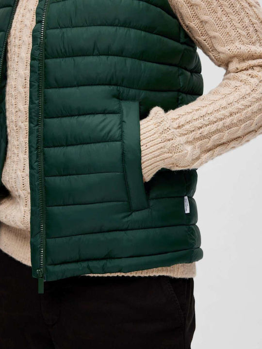 Sleeveless Jacket Green