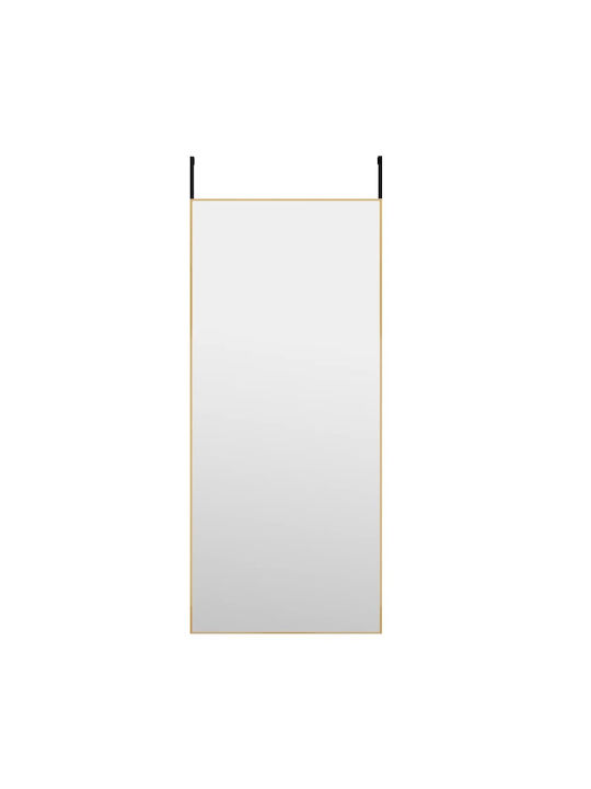 vidaXL Wall Mirror with Gold Metallic Frame 100x40cm 1pcs