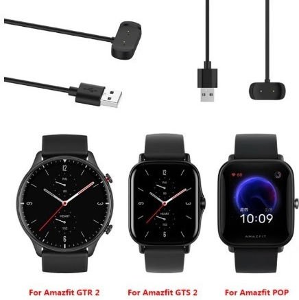 Cablu de Încărcare USB Încărcător pentru Amazfit GTR2/GTS2/BIP/POP Negrus