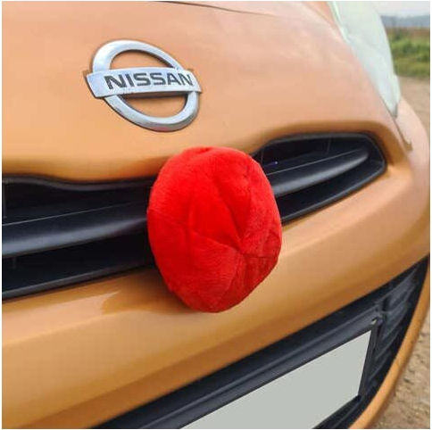 Xtrobb 1cm Decorative Reindeer Horns and Nose for Car 12x43cm