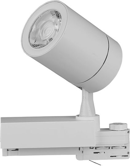 V-TAC Μονό LED Ψυχρό Λευκό Σποτ σε Λευκό Χρώμα