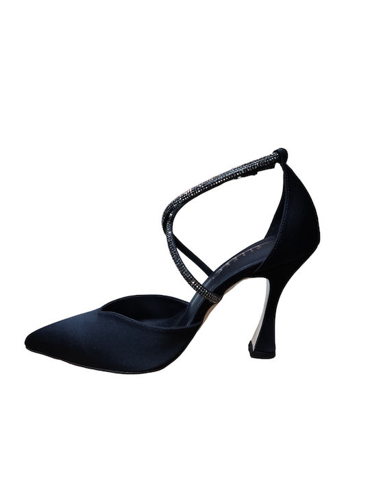 Ellen Pointed Toe Black High Heels