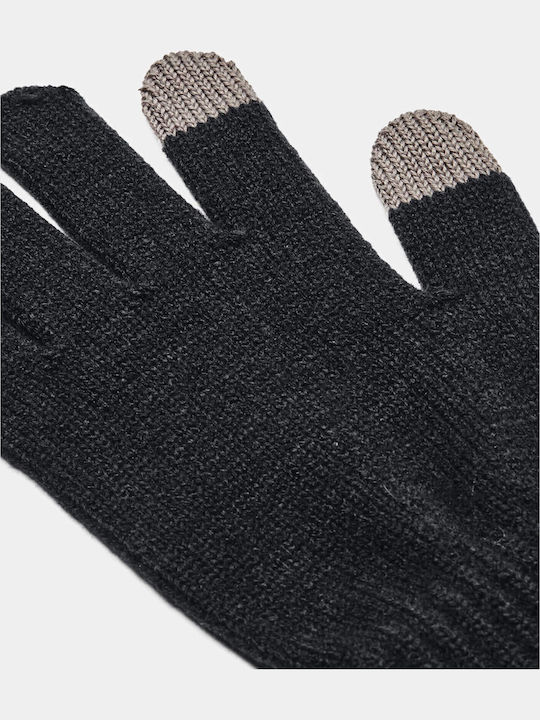 Halftime Schwarz Gestrickt Handschuhe