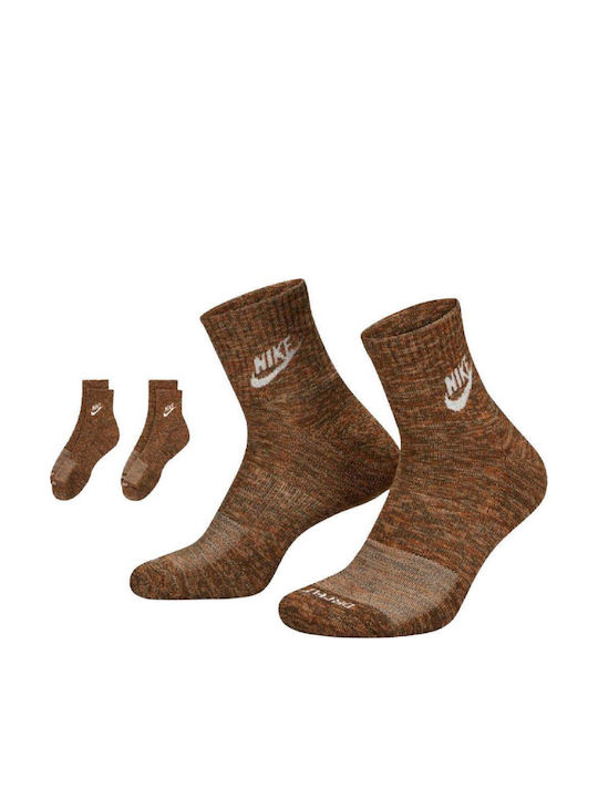 Nike Everyday Plus Cush Sportsocken Braun 1 Paar