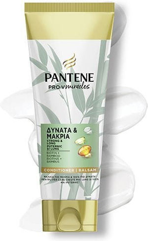 Pantene Pro V Miracles Strong & Long Conditioner Αναδόμησης/Θρέψης για Όλους τους Τύπους Μαλλιών 200ml