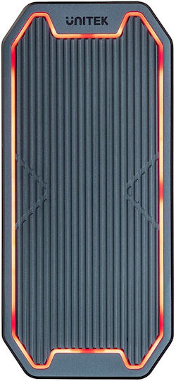 Unitek Case for Hard Drive M.2 PCI Express / SATA III with Connection Type-C