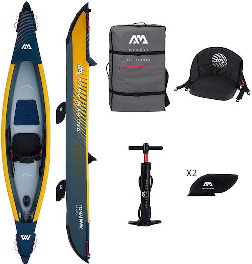 Aqua Marina Tomahawk I Air 28358 Пластмасов Каяк Плажна чанта 1 лице Многоцветен